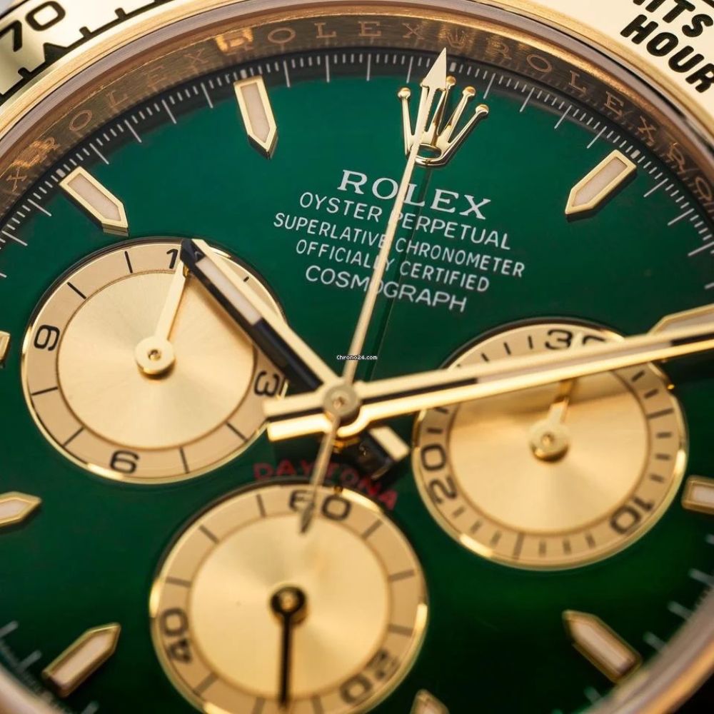 Rolex Daytona 126508 “Yellow Gold Green”