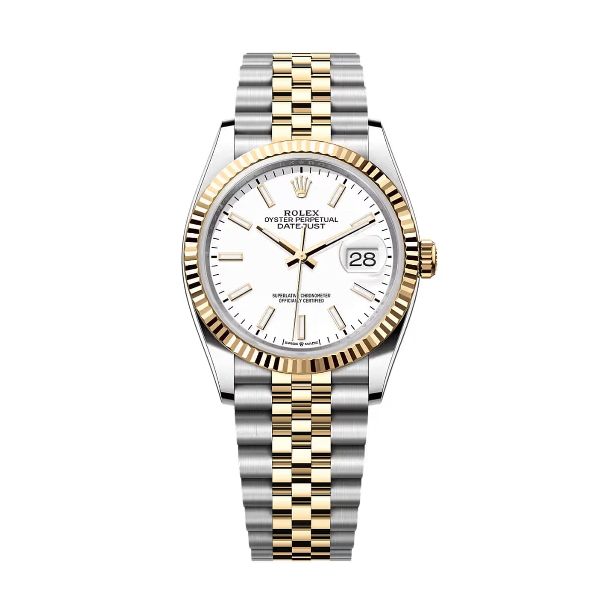 RLX Datejust 126233 Jubilee Armband 36mm Herrenuhr